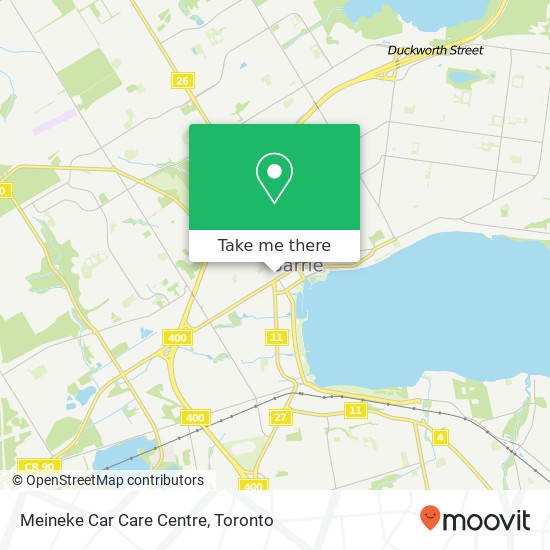 Meineke Car Care Centre map
