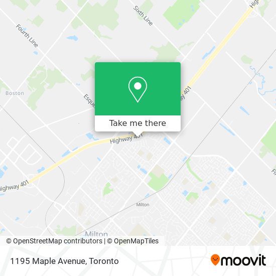 1195 Maple Avenue map