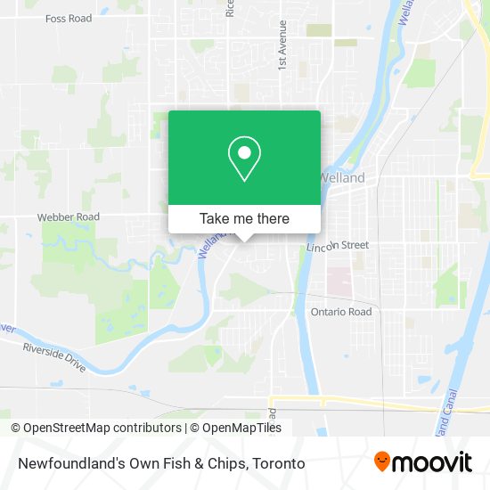 Newfoundland's Own Fish & Chips map