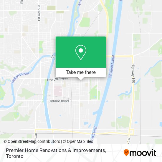 Premier Home Renovations & Improvements map