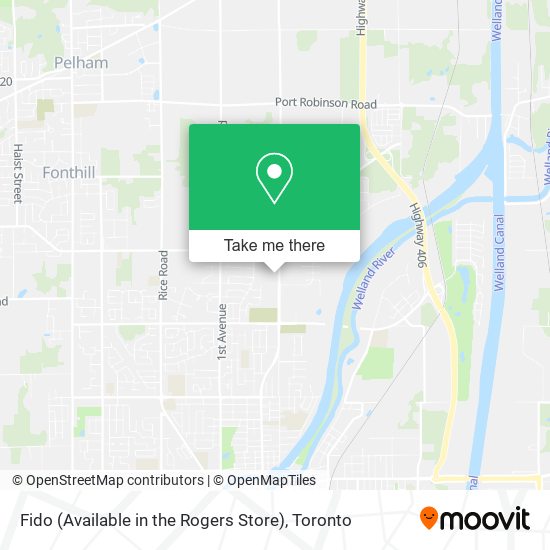 Fido (Available in the Rogers Store) map