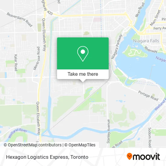 Hexagon Logistics Express map