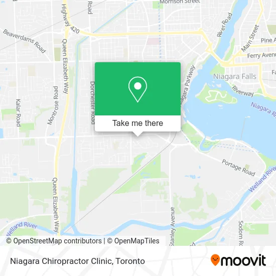 Niagara Chiropractor Clinic map