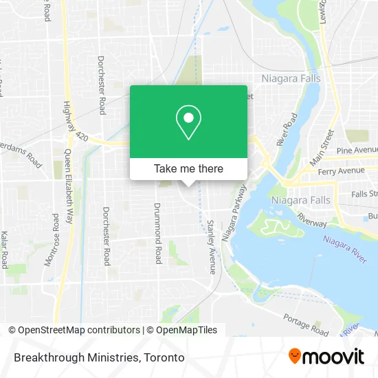 Breakthrough Ministries map