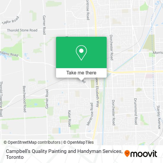 Campbell's Quality Painting and Handyman Services map