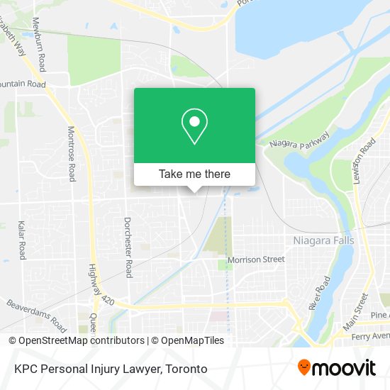 KPC Personal Injury Lawyer map