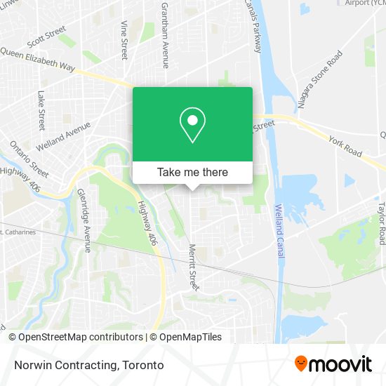 Norwin Contracting map