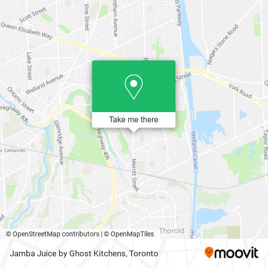 Jamba Juice by Ghost Kitchens map