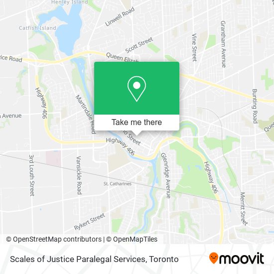 Scales of Justice Paralegal Services map