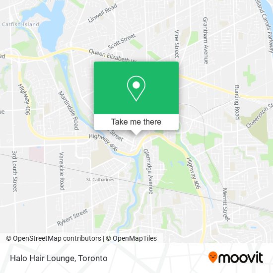 Halo Hair Lounge map