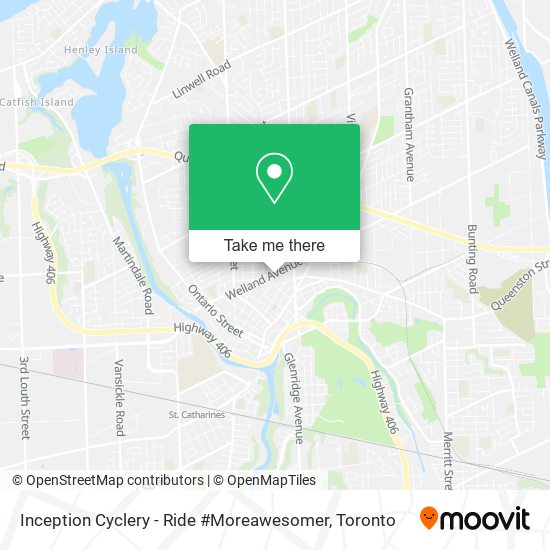 Inception Cyclery - Ride #Moreawesomer map