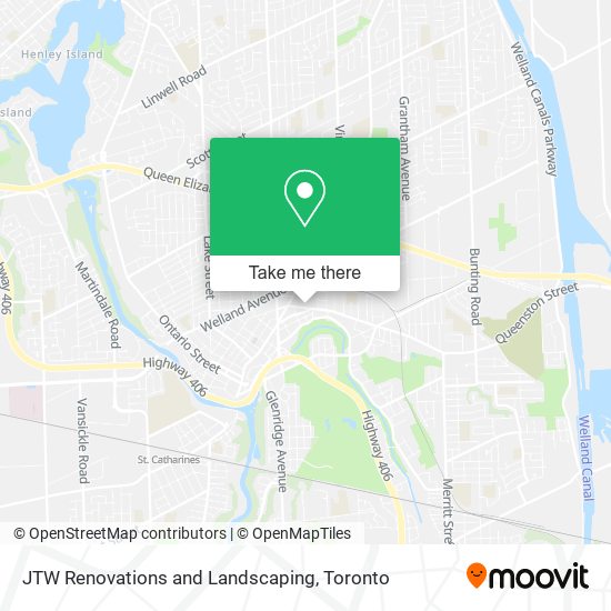 JTW Renovations and Landscaping map