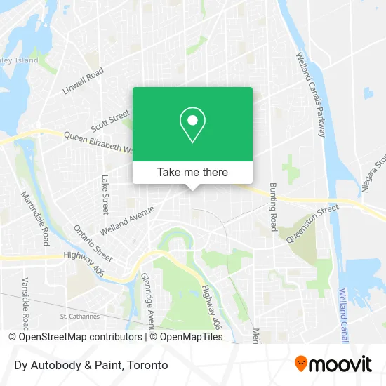 Dy Autobody & Paint map