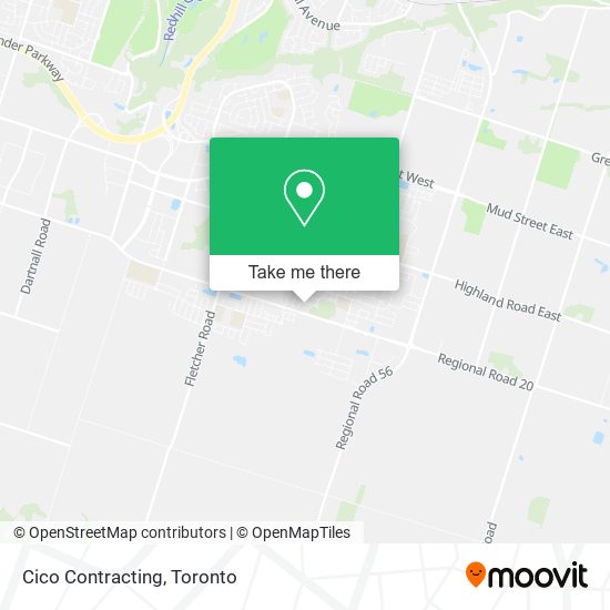 Cico Contracting map