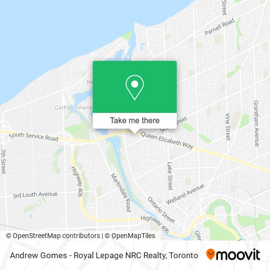 Andrew Gomes - Royal Lepage NRC Realty map