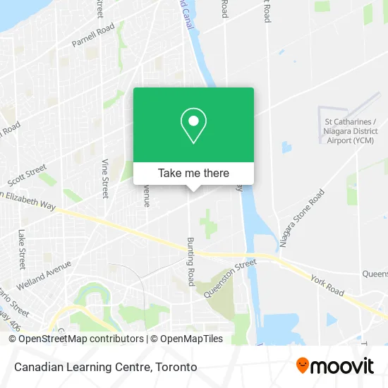 Canadian Learning Centre map