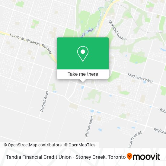 Tandia Financial Credit Union - Stoney Creek plan