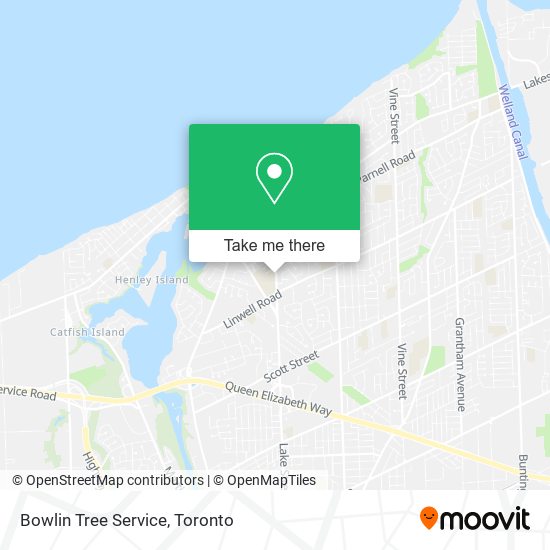 Bowlin Tree Service map