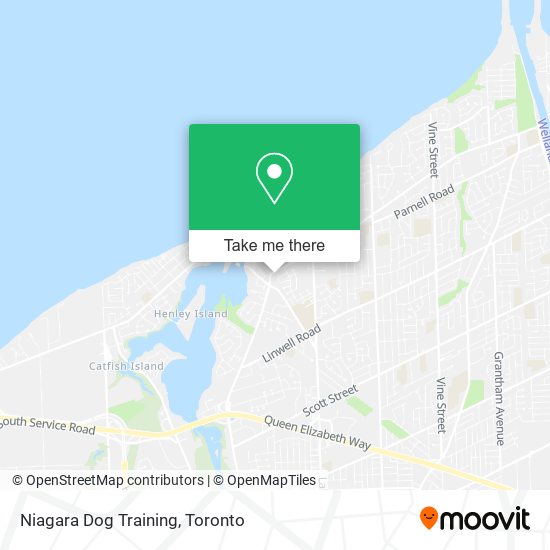 Niagara Dog Training map