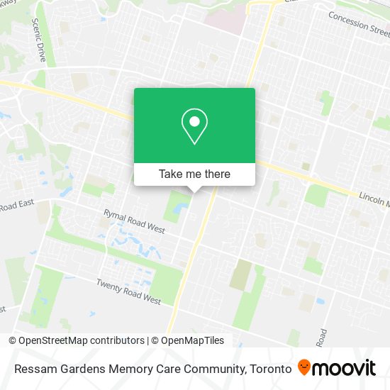 Ressam Gardens Memory Care Community map