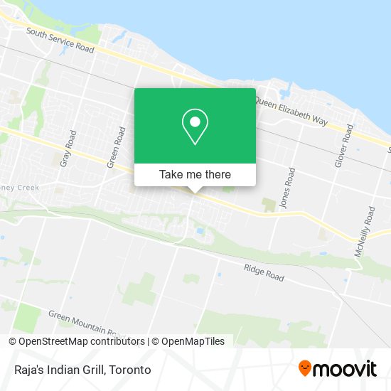 Raja's Indian Grill map