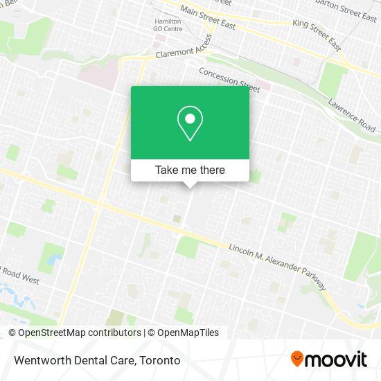 Wentworth Dental Care map