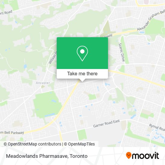 Meadowlands Pharmasave map