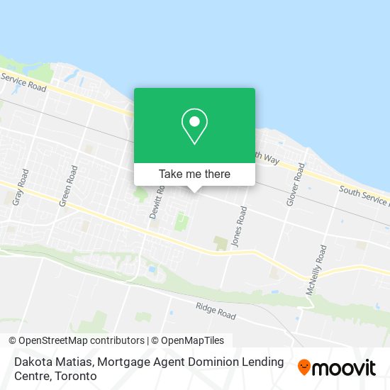Dakota Matias, Mortgage Agent Dominion Lending Centre map