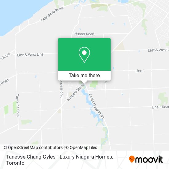 Tanesse Chang Gyles - Luxury Niagara Homes map