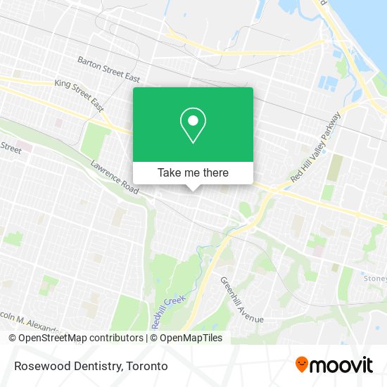 Rosewood Dentistry map