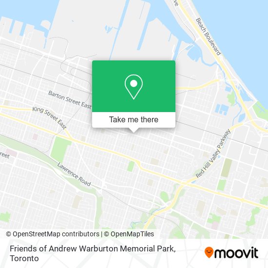 Friends of Andrew Warburton Memorial Park map