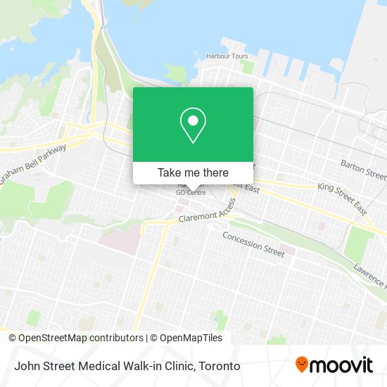 John Street Medical Walk-in Clinic plan
