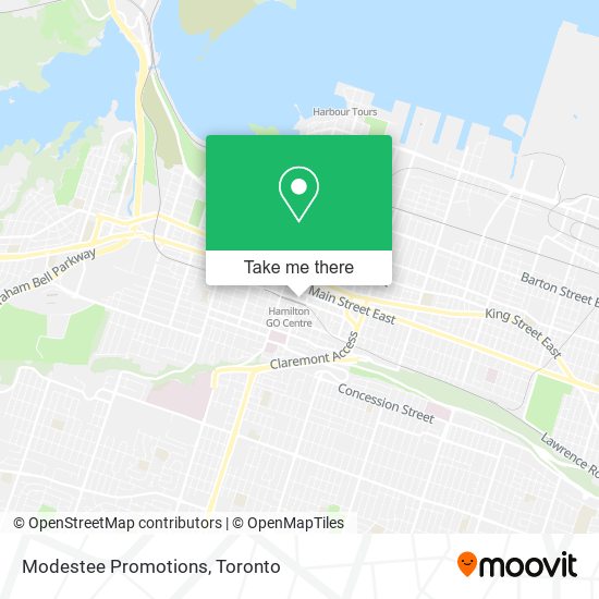 Modestee Promotions map