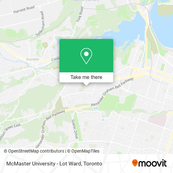 McMaster University - Lot Ward map