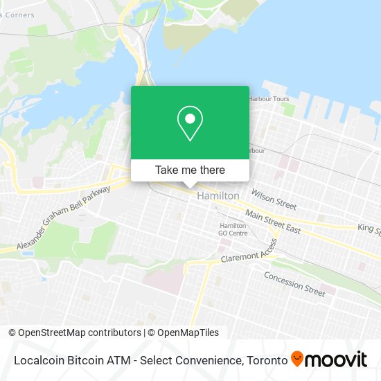 Localcoin Bitcoin ATM - Select Convenience map