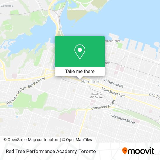 Red Tree Performance Academy map