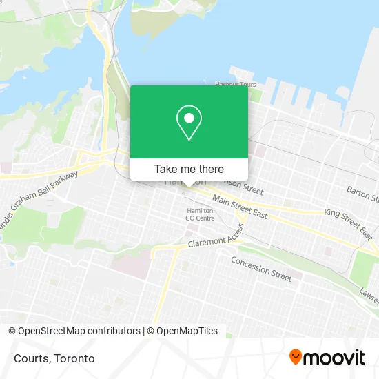 Courts map
