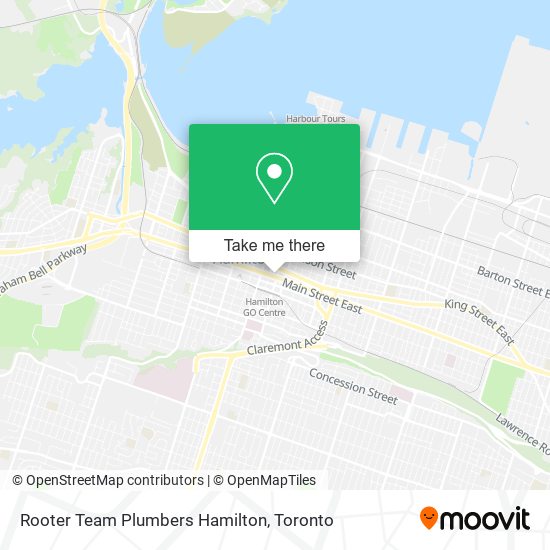 Rooter Team Plumbers Hamilton map