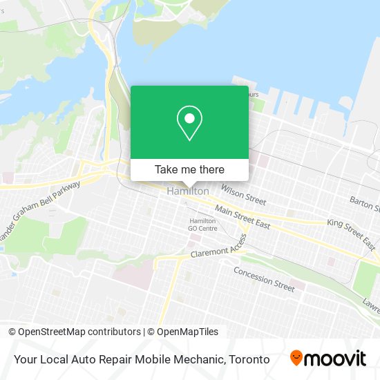 Your Local Auto Repair Mobile Mechanic map