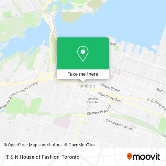 T & N House of Fashion map