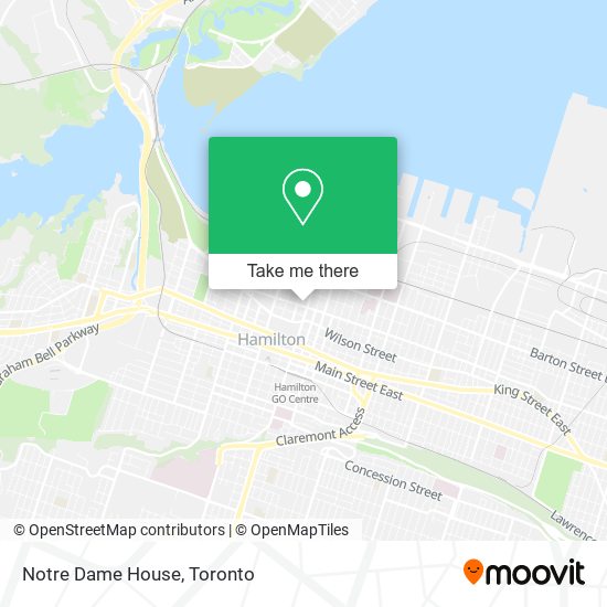 Notre Dame House map