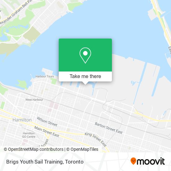 Brigs Youth Sail Training map