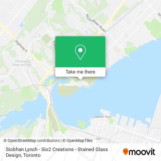 Siobhan Lynch - Sio2 Creations - Stained Glass Design map