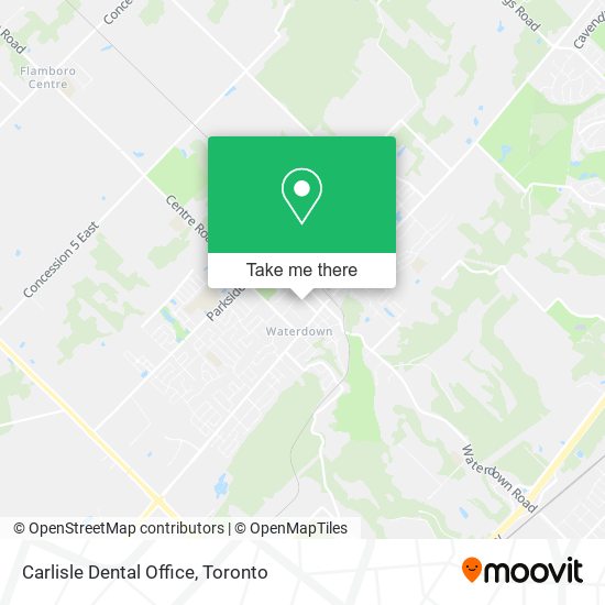 Carlisle Dental Office map