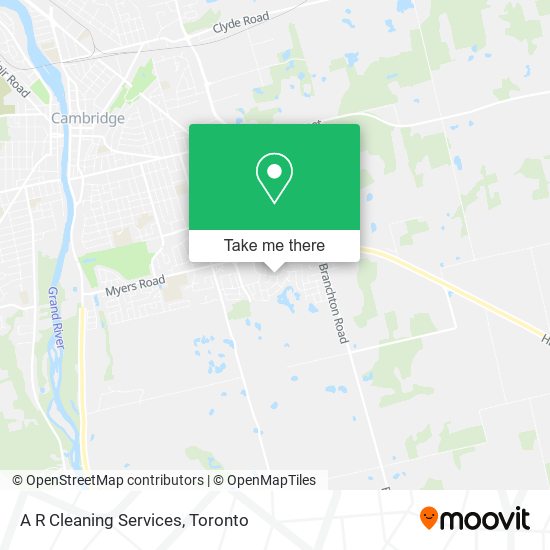 A R Cleaning Services map