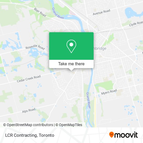 LCR Contracting map