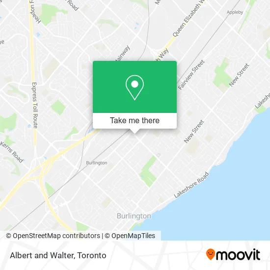 Albert and Walter map