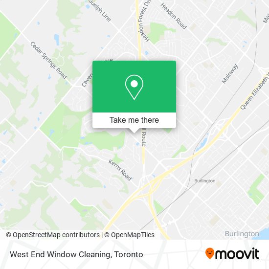 West End Window Cleaning map