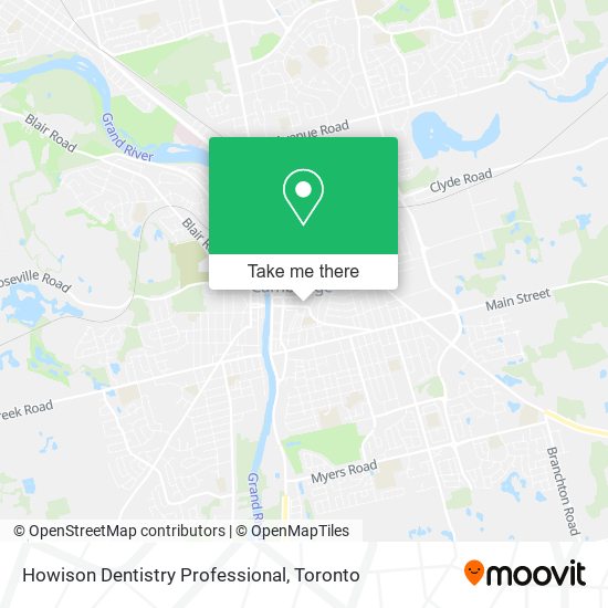 Howison Dentistry Professional map