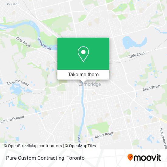 Pure Custom Contracting map